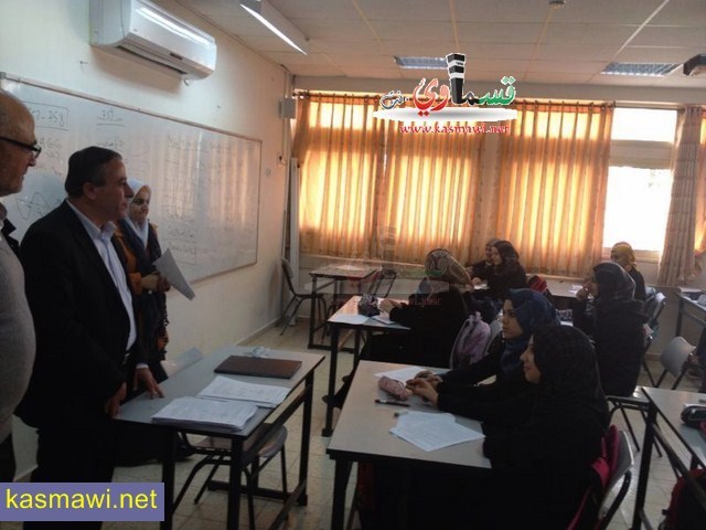  الرئيس عادل بدير يهنئ ادارة  الثانوية الجديدة بحصولها على العلامة الواقية – ציון מגן –